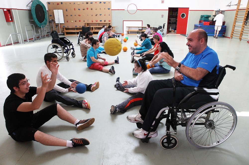 Actividad inclusiva con personas con discapacidad